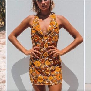 Her Pony The Label Margaux Halter Dress